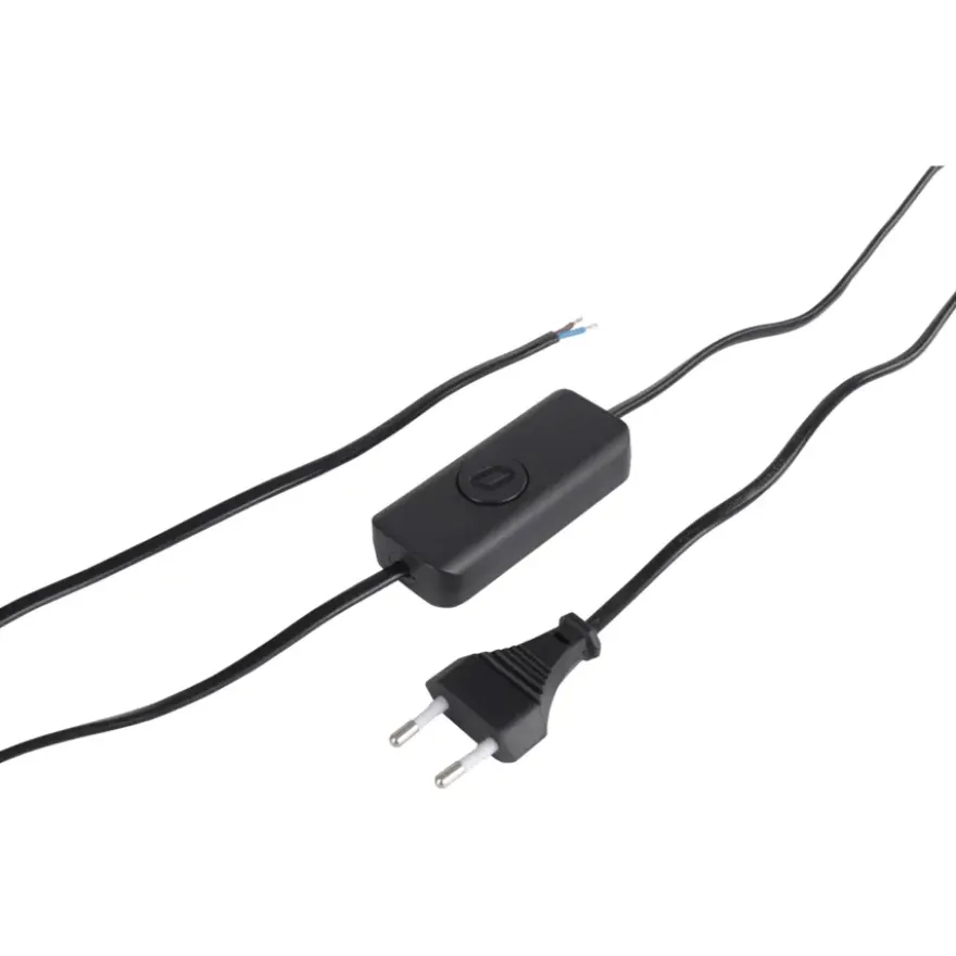 Handson Led Snoerdimmer 1-100 W 1,5 meter snoer Zwart