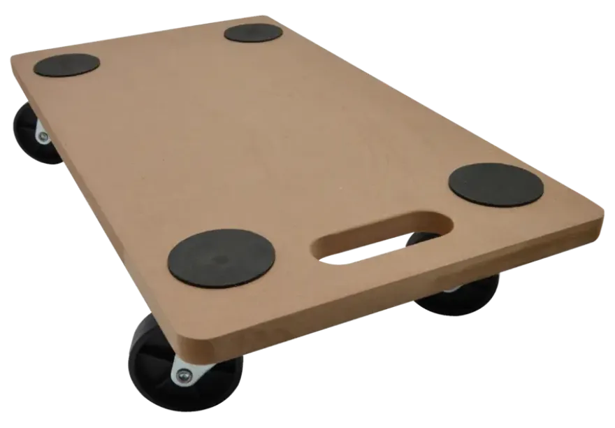Handson MDF meubeltransporter harde wielen 56x30 cm max. 200 kg