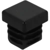 HANDSON meubeldop vierkant 15x15mm zwart 4 stuks