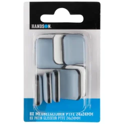 HANDSON Meubelglijder PTFE 24x24 mm 8 stuks