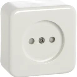 Handson Opbouw enkel wandcontactdoos wit