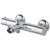 Handson Oscar thermostatische badkraan met omstelling chroom 15cm