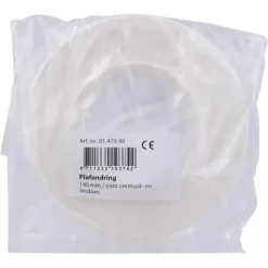 Handson Plafondring 138 mm Gat 60 mm Wit