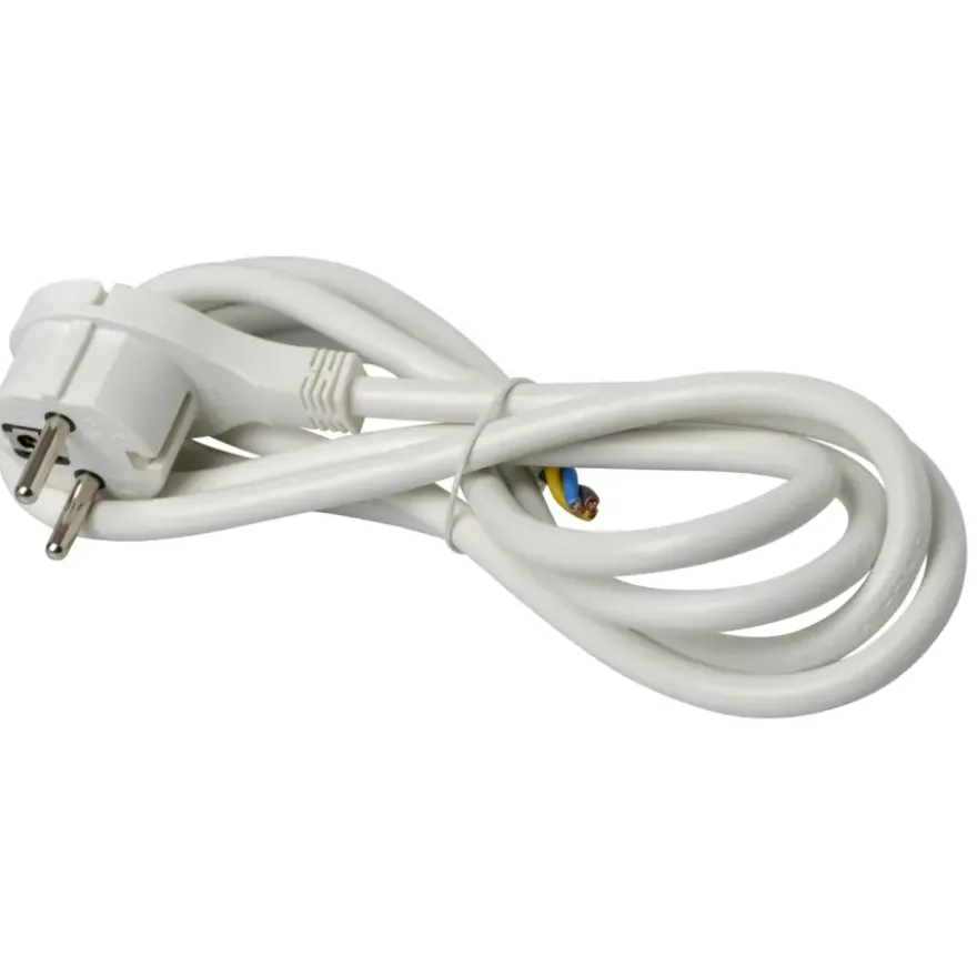 Handson Platte Stekker RA met Snoer 2 Meter