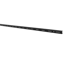 Handson rail enkel mat zwart 150 cm (2 stuks)