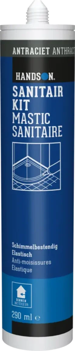Handson sanitairkit antraciet 290 ml