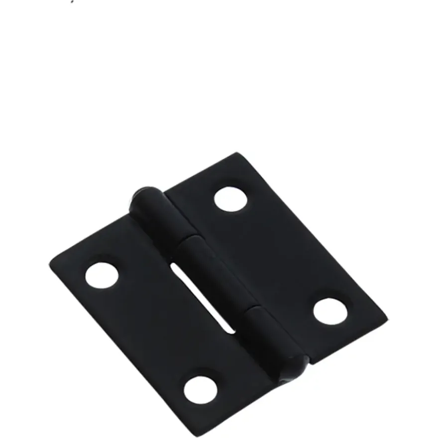 HANDSON Scharnier met vaste pen 40x32 mm zwart - 2 stuks
