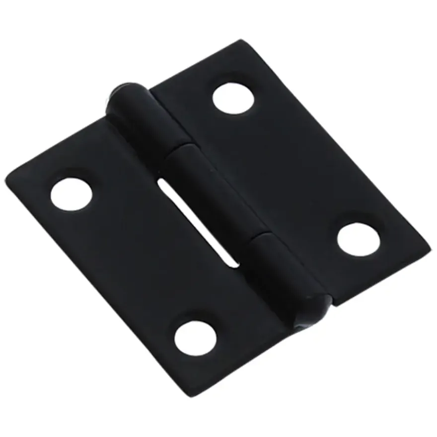 HANDSON Scharnier met vaste pen 40x32 mm zwart - 2 stuks