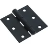 HANDSON Scharnier met vaste pen 60x60 mm zwart - 2 stuks