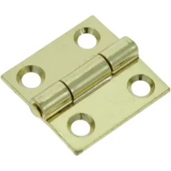 HANDSON Scharnier 25x25 mm vermessingd - 2 stuks