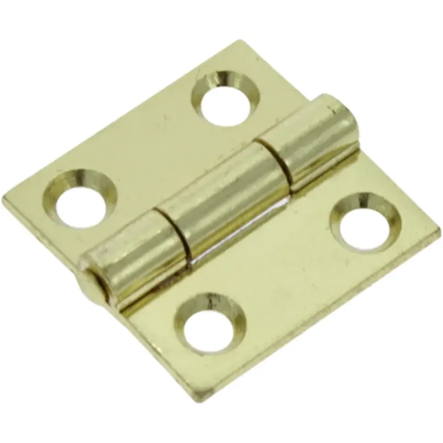 HANDSON Scharnier 25x25 mm vermessingd - 2 stuks