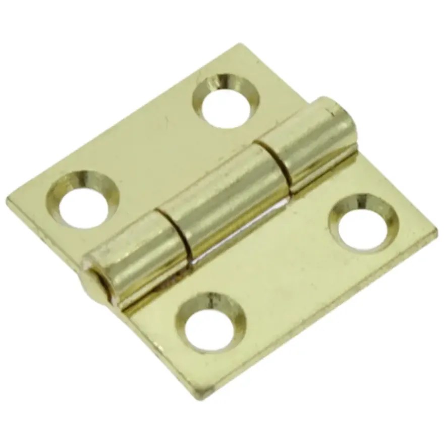 HANDSON Scharnier 25x25 mm vermessingd - 2 stuks