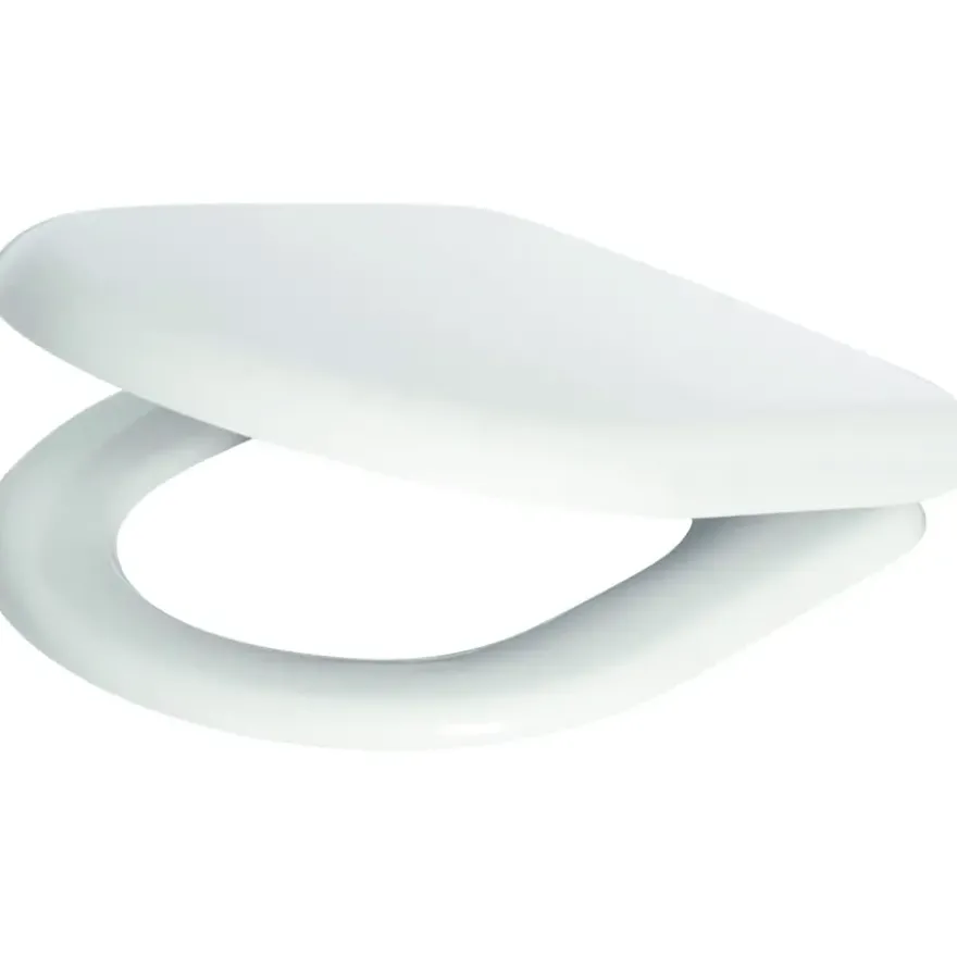 Handson Simo wc bril duroplast D-vorm wit met softclose
