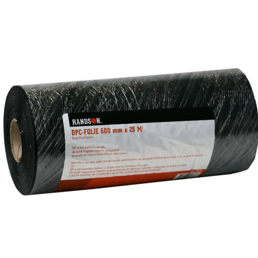 Handson slabbenfolie DPC 60cm 25meter