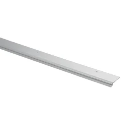 Handson slijtstrip aluminium 93 cm met rubber lip