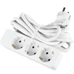 Handson Stekkerdoos 3-voudig Wit 5 Meter