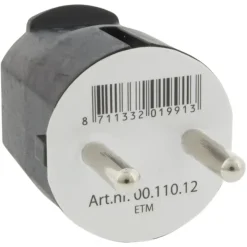 Handson Stekker PVC RA Zwart