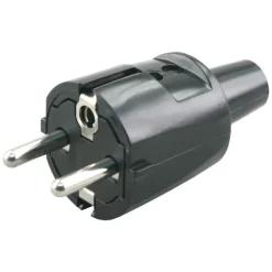 Handson Stekker PVC RA Zwart