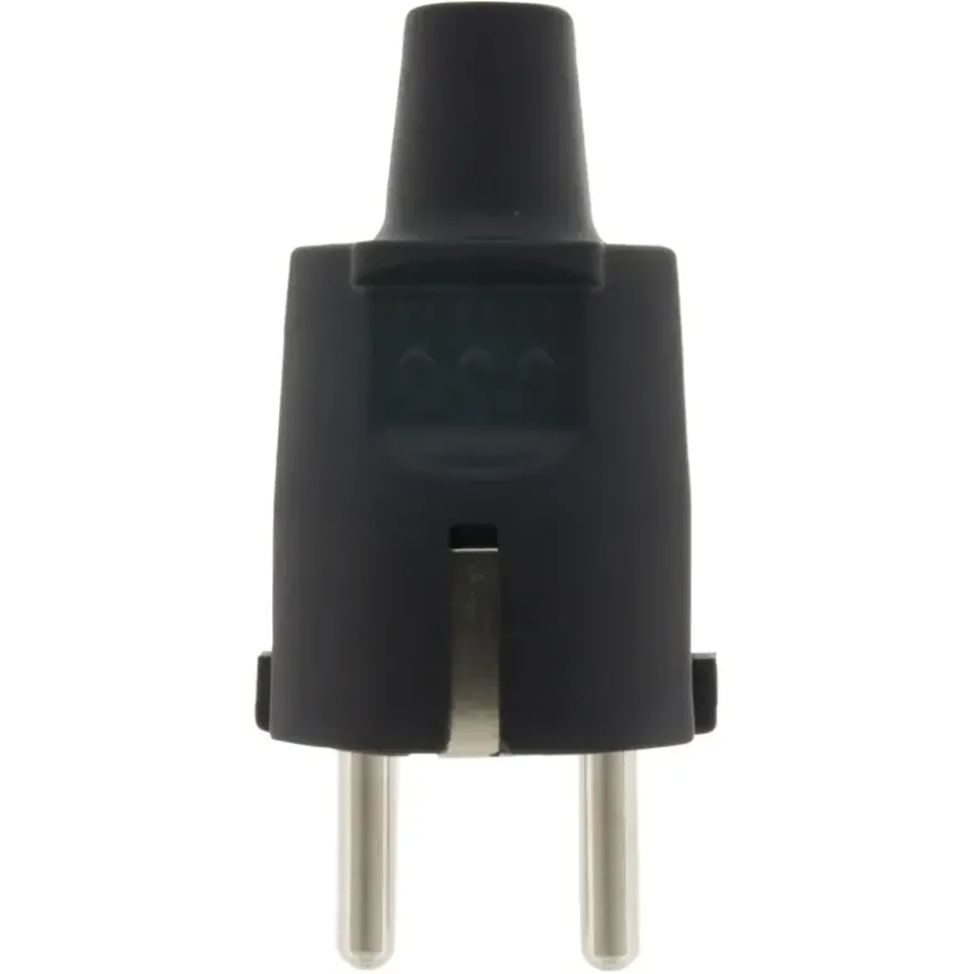 Handson Stekker PVC RA Zwart