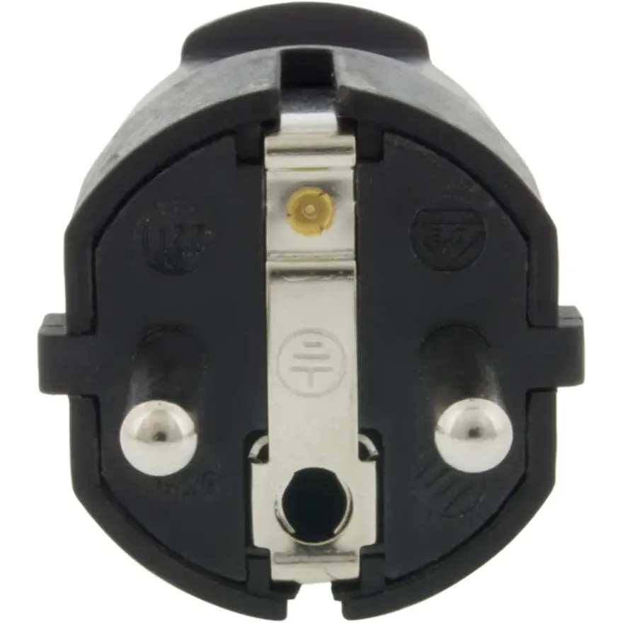 Handson Stekker PVC RA Zwart