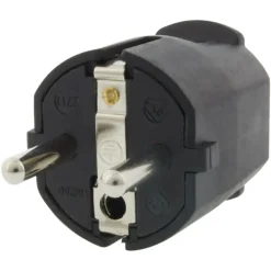 Handson Stekker PVC RA Zwart