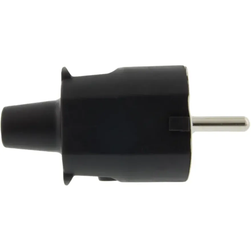 Handson Stekker PVC RA Zwart