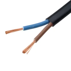 Handson Stroomkabel 2 x 0,75mm² Zwart 5 Meter