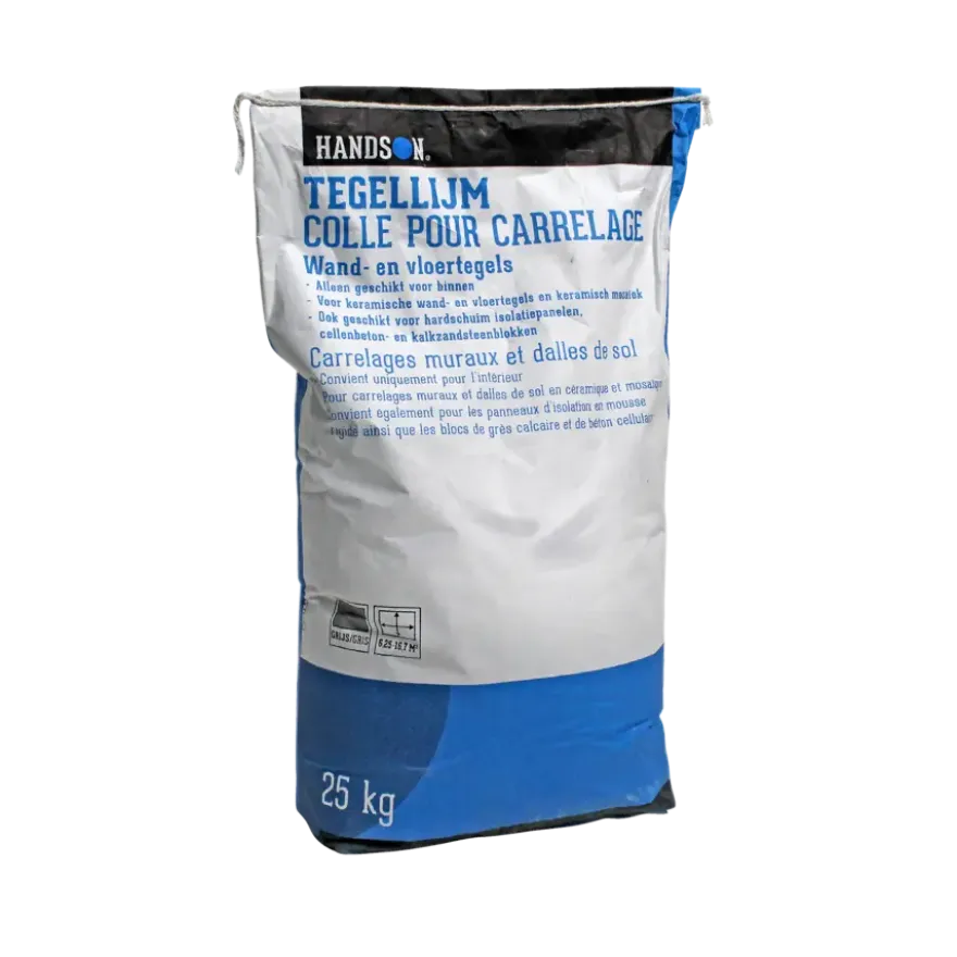 Handson tegellijm grijs 25 kg