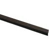 Handson tochtstrip aluminium 93 cm met borstel bruin