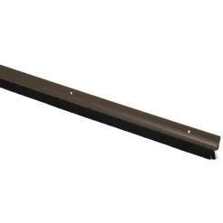 Handson tochtstrip kunststof 93 cm met borstel bruin