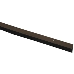 Handson tochtstrip kunststof 93 cm met borstel bruin