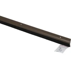 Handson tochtstrip kunststof 93 cm met borstel bruin