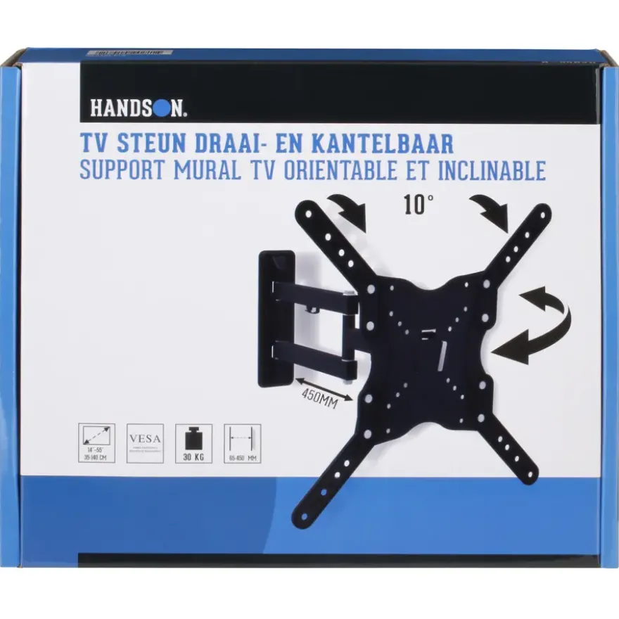 Handson TV-beugel volledig verstelbaar (14 tot 55 inch)