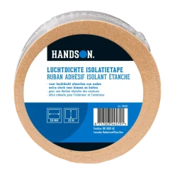 Handson universele luchtdichte tape voor isolatie 50mm, 25m rol
