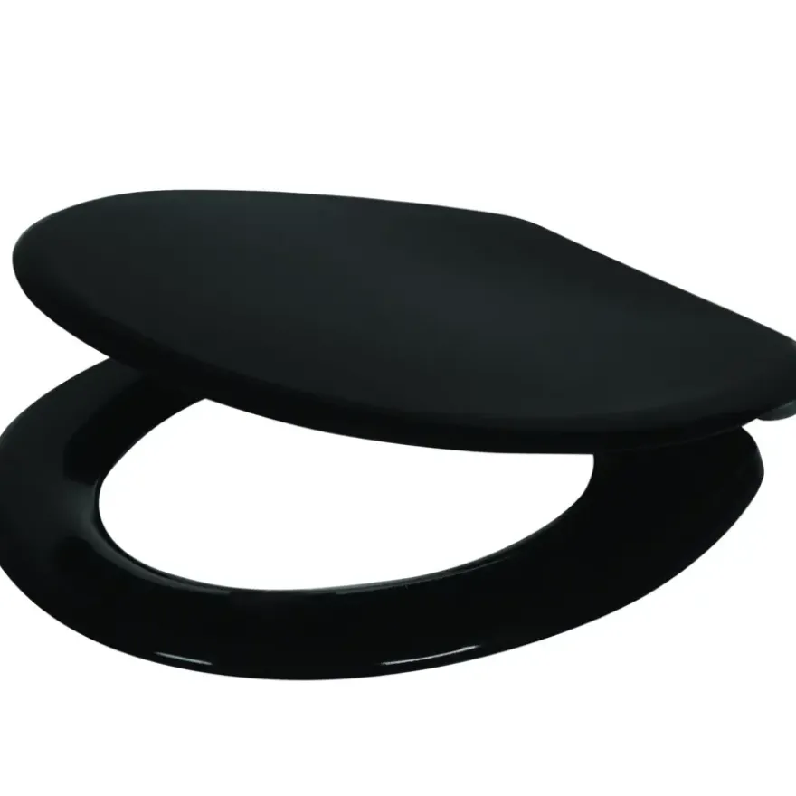 Handson Usko wc bril duroplast zwart met softclose en quick release