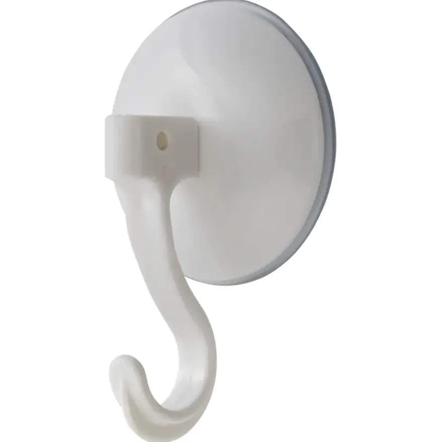 Handson zuignap Haak Rond Wit - 2 Stuks