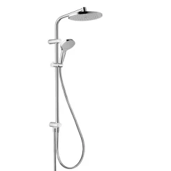 Hansgrohe regendoucheset MySelect S 220 met handdouche 3 standen chroom - - hartafstand kraan 15 cm