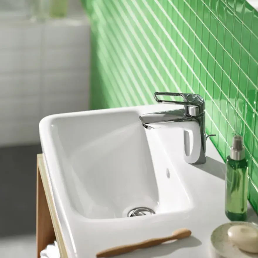 Hansgrohe Wastafelmengkraan 100 met Pop-up Waste