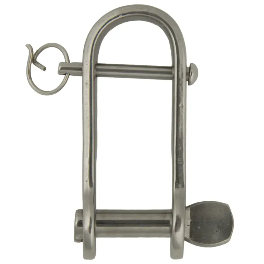 Harpsluiting lang met borgpen plat 8mm