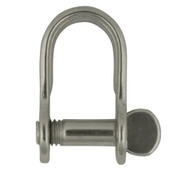 Harpsluiting plat met schroefpen 5mm