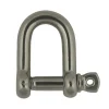 Harpsluiting rond met schroefpen 6mm