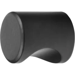 Hermeta cilinder meubelknop M4 20x23 mm zwart