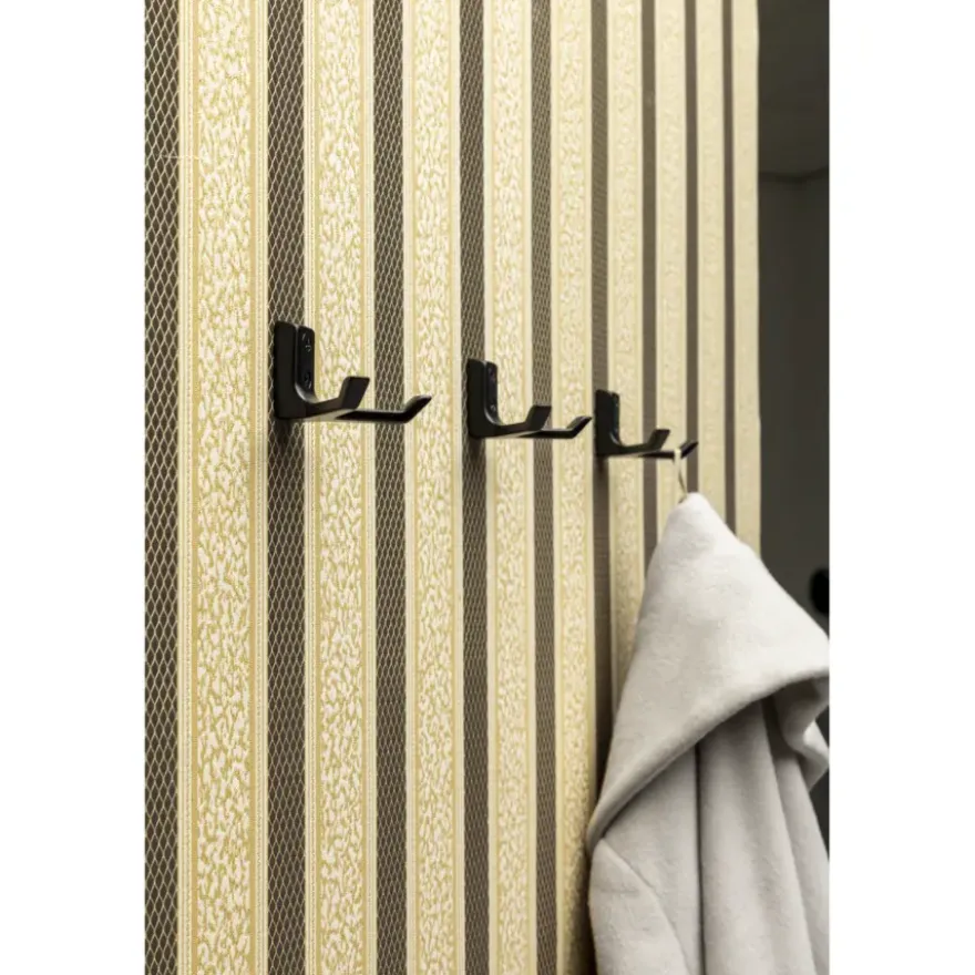 Hermeta garderobe jashaak dubbel zwart