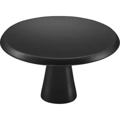 Hermeta meubelknop rond met bout M4 40 mm zwart