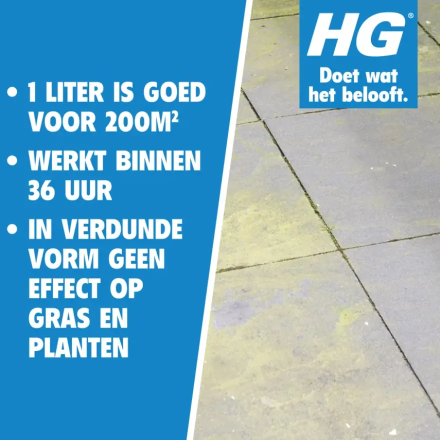 HG groene aanslagreiniger concentraat 1 liter