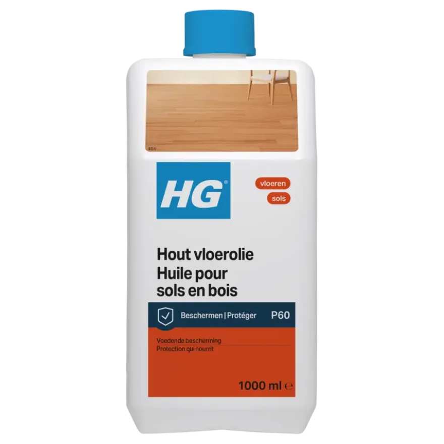HG houten vloerolie naturel 1 liter