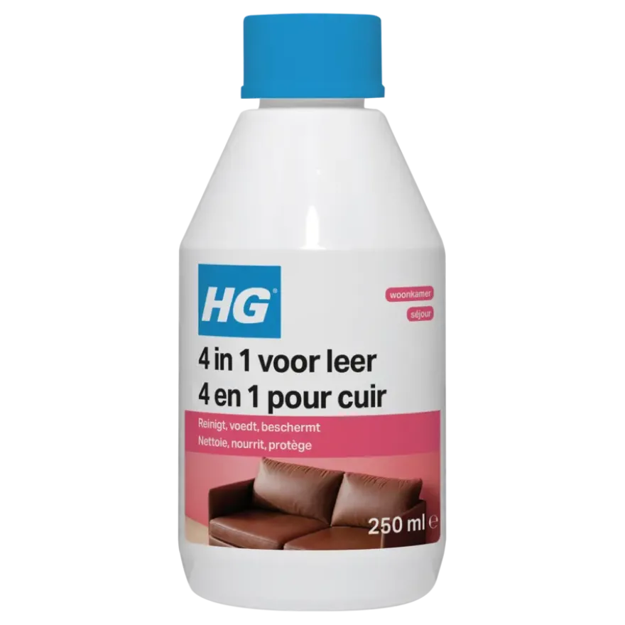 HG 4 in 1 voor leer 250 ml