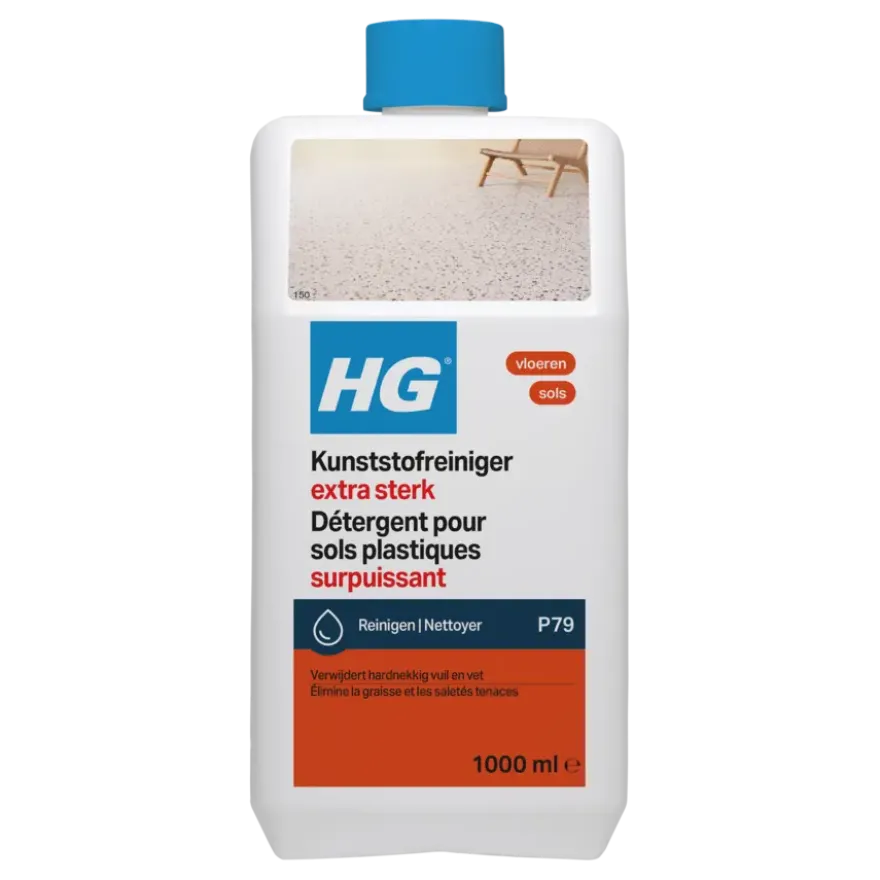 HG kunststofreiniger extra sterk 1 liter