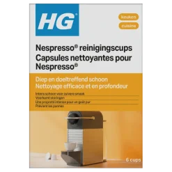 HG reinigingscups voor Nespresso® machines 6 stuks