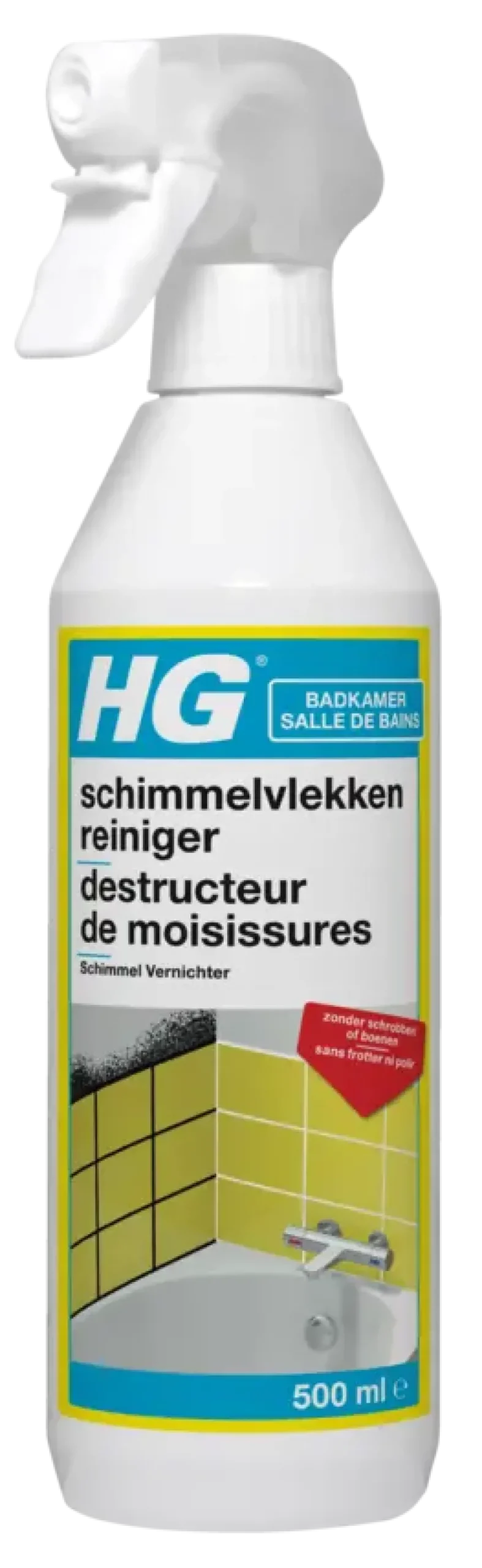 HG schimmelvlekkenreiniger sanitair 500 ml